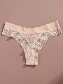 Bộ 4 chiếc quần lót dây ren chữ LOVE không đường may dành cho nữ, thoáng khí, gợi cảm. - Nhiều màu - Xem 7