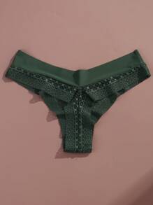 Bộ 4 chiếc quần lót dây ren chữ LOVE không đường may dành cho nữ, thoáng khí, gợi cảm. - Nhiều màu - Xem 6