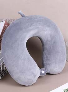Cuscino da collo a forma di U in memory foam, caldo e confortevole, supporto per il collo, portatile per studenti, adulti, aereo, ufficio, auto