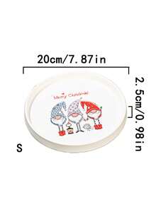 1 đĩa gốm Giáng sinh, thích hợp cho bít tết, ngũ cốc, rau, thịt, bánh mì, sử dụng ngoài trời, đám cưới, tiệc tùng, quà tặng, sinh nhật, sử dụng trong nhà, phòng ăn, nhà bếp - nhiều màu - Xem 10