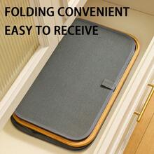 竹框式脏衣篮，简易折叠收纳篮，大容量多用途亚麻脏衣篮，可收纳玩具也可收纳卫生间脏衣篮杂物篮抽屉式衣柜收纳袋壁橱收纳绗缝袋床底收纳盒隔断式衣服垃圾袋家庭卧室返校宿舍用衣服，适用于杂物内衣胸罩衣服内衣内裤牛仔裤袜子T恤正装鞋，可折叠 6/7/11 格，打包必需品，衣服收纳抽屉盖/衣柜收纳袋/壁橱收纳/绗缝袋床底收纳盒 - 彩色 - 查看 5