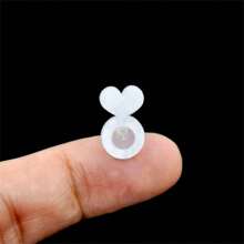 10/30/50pcs Heart Silicone Earring Backs For Heavy Earrings,Invisible Lift Support Pads For Droop-Free Ear Lobe,Secure Earring Lifters For Studs & Danglers - Ear Plug - View 3