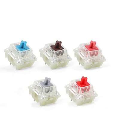 10 Stück Kirsch Mx Rgb Schalter 3-pin Diy Tastatur Schalter Mx1a Für Mechanische Gaming Tastatur, Smd Board Plate Montage Hot-swappable