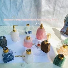1/2pcs 25ml 水晶原石香薰礼品水晶石消磁矿物瓶无焰水晶香薰原石 - 彩色 - 查看 1