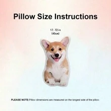 定制双面宠物枕头 - 现代风格天鹅绒抱枕，带拉链，可手洗，非常适合家居装饰和宠物纪念礼物圣诞礼物 - 彩色 - 查看 13