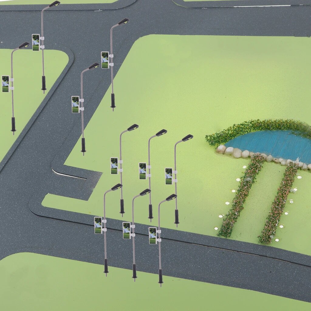 1100200 Scale Mini Led Diorama Stainless Light Architectural Metal