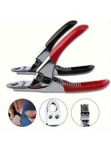 1 件专业宠物指甲美容工具 - 不锈钢剪刀式修剪器，可安全精确地打磨和修剪狗和猫爪子 - 方便的一体式设计，可温和地进行美容 - 紅色 - 查看 10