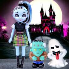 Monster Children's Doll With Surprise Box And Accessories Angel Toys Girl Child - Màu xanh lam - Xem 1