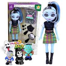Monster Children's Doll With Surprise Box And Accessories Angel Toys Girl Child - Màu xanh lam - Xem 7