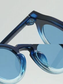1 pièce Lunettes de mode minimaliste à monture ronde rétro unisexe, convenant pour la conduite, les voyages, les loisirs, les sports de plein air et l'usage quotidien pour les vacances d'été à la plage, les activités extérieures, les déplacements