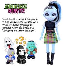 Monster Children's Doll With Surprise Box And Accessories Angel Toys Girl Child - Màu xanh lam - Xem 2