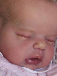 Búp bê tái sinh thủ công Alexis 20,8 inch 50,8 cm Búp bê trẻ sơ sinh thủ công làm quà tặng sinh nhật cho trẻ em (Thân Cltoh) - Búp bê tái sinh - Xem 6