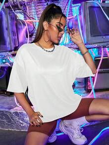 Customized Girlfriend T-Shirt For Christmas, Thanksgiving, Featuring Your Girlfriend's Photo, Personalized Vintage Shirt With Your Own Pictures And Text Ornamental,Dawg Stylish,Fashion,Hipster,Contracted,Easy Costume,Minimal Chic,Casual Unique,Custom Treasurefinds,Belle Costume Ideal Gifts For Her Family,Friends,Children,Pink Girls For Mother's Day,For Children's Day,For Vacation - White - View 4