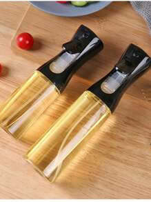 1 个 200/300/500ML 油喷雾器，连续喷雾瓶 - 塑料水雾喷雾器，油喷雾瓶家用厨房空气炸锅油喷雾瓶雾化食用油喷雾罐油喷雾瓶，拇指操作，高压，细雾，无味，便携 - 彩色 - 查看 4