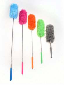1 件伸缩超细纤维除尘器，家用清洁刷，防尘刷，适用于清洁空调、汽车和家具 - 彩色 - 查看 5