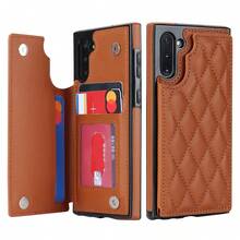 AWQUER 钱包手机壳适用于 16 15 14 Plus 13 12 11 Pro Max 8 7 Plus SE 5G 2020 2022 带信用卡插槽支架，PU 皮革手机壳适用于 Galaxy S24 S23 S22 S21 S20 FE Note 20 Ultra 10 Plus A55 A35 A25 A15 A54 A14 A73 A53 A13 A72 A52 A22 A12 A71 A51 A70 A50 S 4G 5G 支架防震带 RFID 屏蔽手机袋保护套 - 棕色 - 查看 71