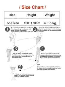 1/2 双 30D 芯纺透明大腿袜，女式弹性透视简约过膝袜 - 彩色 - 查看 5