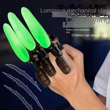 手指伸缩机械爪折叠酷炫指尖创意减压edc推卡小玩具圣诞装刀叉 - 彩色 - 查看 4