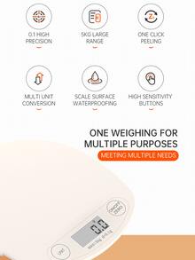 Cân điện tử nhỏ Cân nhà bếp chính xác Cân điện tử gia dụng Cân thực phẩm Cân thực phẩm Cân chính xác cao - Nhiều màu - Xem 2