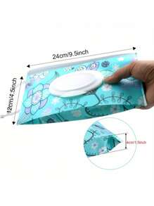 2pcs/1pc EVA 便携式湿巾架、可再填充湿巾袋、户外旅行湿巾容器、湿巾盒、湿巾分配器盒、带翻盖的湿巾盒、旅行用可再填充纸巾盒、浴室和汽车用桌饰、Nachttisch、纸巾架、厨房、厨房卷纸架、纸巾卷架、厨房纸巾、纸巾架、厨房餐桌装饰、家庭厨房卧室客厅餐厅、家居装饰配件、装饰盒、女性婚礼礼物、夏季旅行节日必备品 - 彩色 - 查看 2