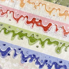 Bộ nhãn dán sổ lưu niệm - Viền trang trí, mây, vật liệu nền mứt cho sổ ghi chép và đồ thủ công tự làm - Tròn - Xem 7