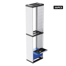 DATA FROG Video Game Storage Compatible With PS 5/ PS 4/ PS3/ Xb Ox Series S X/Xb Ox Game Shelf Organizer Compatible With Playstation DVD Game Holder Tower - Shape - View 8