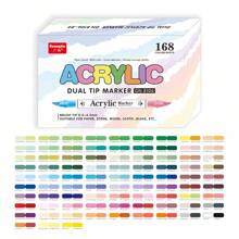 30/60/84PCS Bút Đánh Dấu Acrylic Lỏng Trực Tiếp Hai Đầu Cho Tranh Đá Gỗ Vải Bố Nhựa Kim Loại Và Đá, Bút Đánh Dấu Acrylic Cho Đồ Thủ Công DIY Làm Đồ Dùng Nghệ Thuật - Nhiều màu - Xem 15
