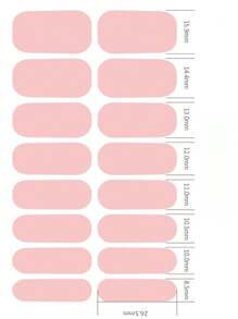 1 张 16 片美甲全覆盖贴纸渐变闪光猫眼粘性滑块 DIY 指甲油美甲贴纸贴花 - 彩色 - 查看 8