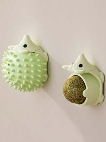 1pc Original New Cat Toy Hedgehog Scratcher Teeth Grinding Licking Fun Catnip Ball Cat Toy