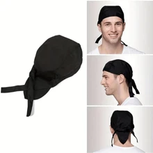 1pc Adjustable Chef Hat For Adults, Men & Women, Reusable Cooking Cap, Professional Kitchen, Cafe, Restaurant Catering Uniform, Cooking Accessories