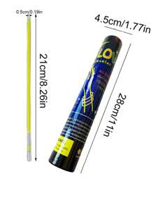 50pcs Mixed Color Party Glow Stick, Glow In The Dark PVC Light Stick, For Party - Multicolor - View 2