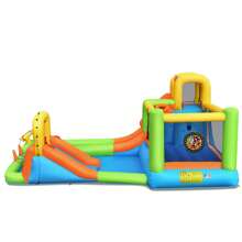 Lifezeal Inflatable Water Slide Park Bounce House Splash Pool With 750W/950W/Without Blower - View 9