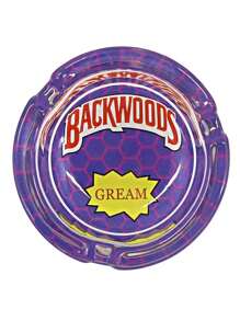 1 Peça Cinzeiro de Vidro Redondo BACKWOODS, Diâmetro de 65 mm, Cinzeiro Fendido, Acessórios para Fumar, Cinzeiro