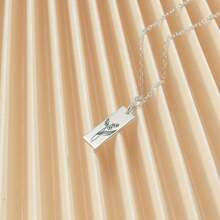 Birth Flower Necklace, Engraved Floral Necklace, Personalized Birth Month Jewelry, Necklace For Mom, Christmas Gift For Her, Bridesmaid Gift - Multicolor - View 6