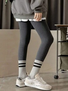 3 Pairs Women's Casual Striped Pattern Socks, Breathable Moisture-Wicking Mid-Calf Fitness Socks For Outdoor Sports, Random Delivery - Multicolor - View 6