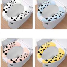 1 件熊猫马桶垫，防水加厚保暖马桶盖，适合常规尺码和加大码 - 彩色 - 查看 2