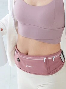 1 件女士运动腰包，手机腰包，适合跑步、户外徒步、健身和夜跑，带反光条，适合腰包可调节腰带 - 彩色 - 查看 3