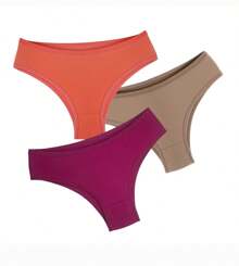 KIT 10 MICROFIBER PANTIES - 彩色 - 查看 3