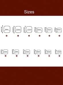 24 件假脚趾甲，1 件迷你锉刀方形闪光渐变色假脚趾甲，方形闪光渐变色假脚趾甲，12 种尺寸指甲用品，钻石咖啡色改变您的指甲，适合女性女孩 DIY - 彩色 - 查看 7