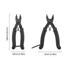 1pc Bicycle Chain Removal Tool, Chain Cutter, Chain Ruler, Quick Link Pliers, Chain Disassembly Tool - Black - View 8