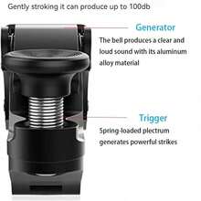 1 chuông xe đạp, chuông nhỏ 100 DB âm thanh trong trẻo và lớn cho tay lái 0,86-0,94 inch (22-24mm) - Còi xe đạp mini sáng tạo cho xe đạp điện và xe đạp leo núi - Nhiều màu - Xem 3