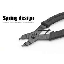 1pc Bicycle Chain Breaker Tool Pliers Chain Cutter Chain Ruler Quick Release Buckle Magic Link Removal Pliers Tool - Black - View 7