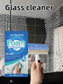 玻璃泡沫清洁剂 清除油污翻新日常护理玻璃清洁喷雾；新旧包随机发货 - 彩色 - 查看 1