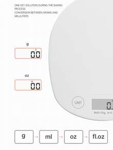 Cân điện tử nhỏ Cân nhà bếp chính xác Cân điện tử gia dụng Cân thực phẩm Cân thực phẩm Cân chính xác cao - Nhiều màu - Xem 8