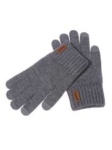 1 双秋冬手套女士男士寒冷天气，女士男士保暖羊毛针织手套，带保暖新雪丽内衬，全指触屏手套防滑骑行滑雪驾驶滑雪手套，暖手器，雪地手套， - 彩色 - 查看 8