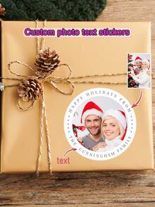 圣诞人物印花贴纸、礼品贴纸 - 彩色 - 查看 5