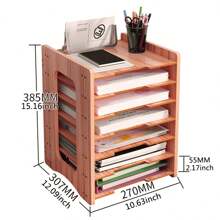 4TIER/7 TIER OFFICE FILING ORGANISER  TRAYS HOLDER A4 DOCUMENT PAPER STORAGE RACK - Multicolor - View 12