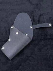 1 pieza Funda universal de metal con apertura lateral para pistolas de juguete, funda de pistola de aleación, funda portátil y práctica con apertura lateral en forma de rinoceronte o bisonte, equipo de caza, artículo esencial para el hogar - Multicolor - Ver 3