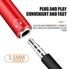 1 个二合一 10W 充电音频适配器，USB C 转 3.5 毫米 + Type-C 耳机插孔适配器兼容 iPhone 16/15/iPad Pro/// - 彩色 - 查看 4