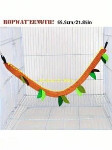 有趣的大老鼠攀爬搖擺玩具套裝-倉鼠吊床，松鼠鑽孔管，蜜獾枝葉！ - 彩色 - 查看 6